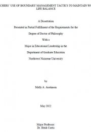 Dissertation cover