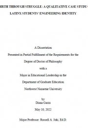 Dissertation cover