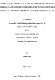 Dissertation cover