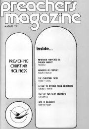 Title Page of Preacher's Magazine