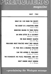 Title Page of Preacher's Magazine