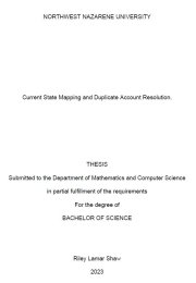Thesis title page