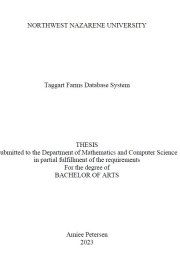 Thesis title page