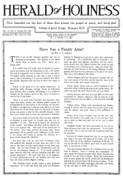 Front page of Herald of Holiness - May 23, 1923