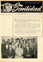 Portada: Primer grupo de estudiantes en el Instituto Bíblico Nazareno de Pto. Rico