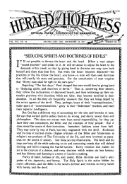 Front page of Herald of Holiness - November 30, 1927