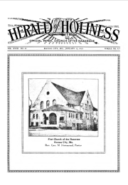 Front page of Herald of Holiness - January 15, 1930
