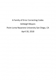 A Family of Error Correcting Codes