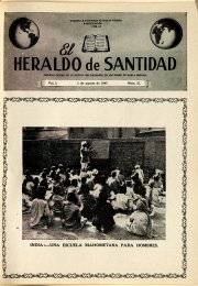 El Heraldo de Santidad, 1 de Agosto 1947, Vol 1 N°21