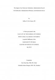 The Impact of an Electronic Medication Administration Record On Medication Administration Efficiency and Medication Errors