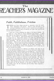 Preacher's Magazine Cover