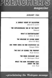 Title Page of Preacher's Magazine
