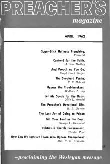 Title Page of Preacher's Magazine