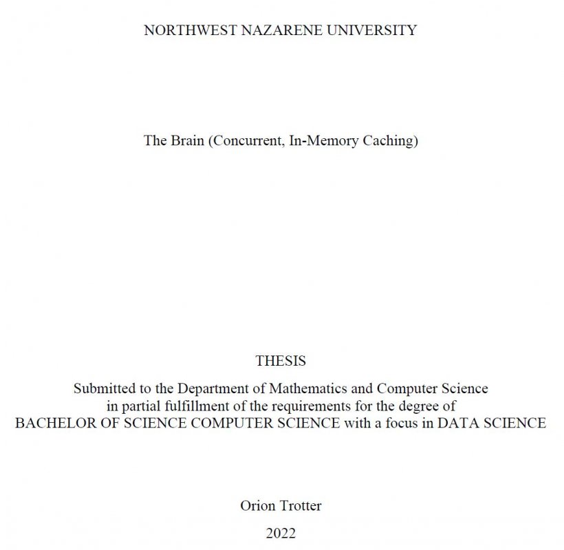 Thesis title page