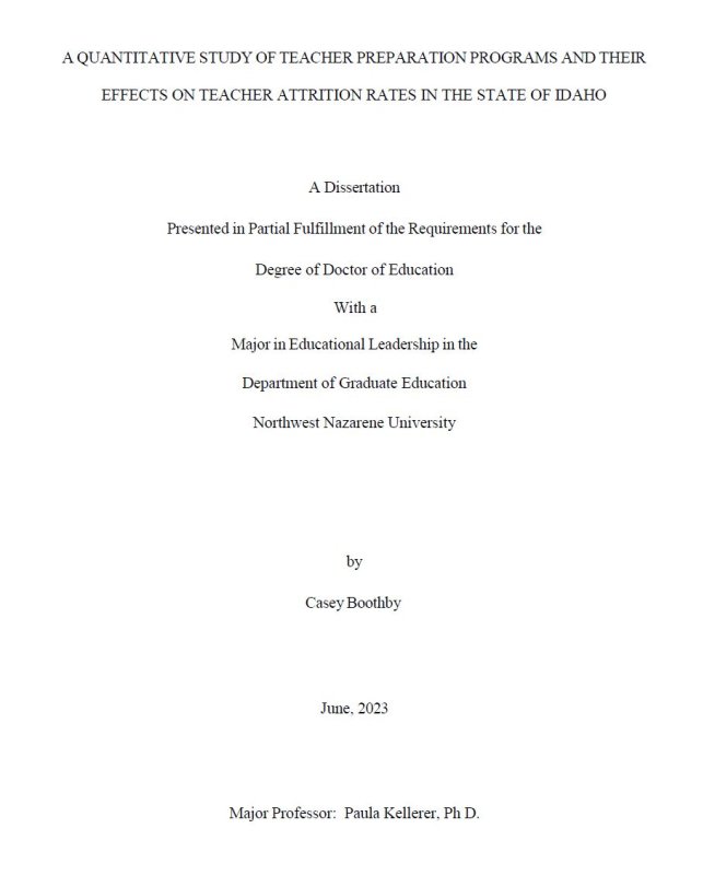 Dissertation title page