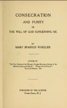 Consecration And Purity 